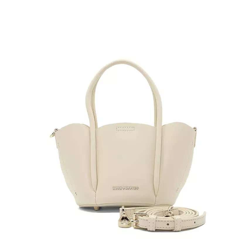 Petal Satchel (M) Women's Bag - Beige