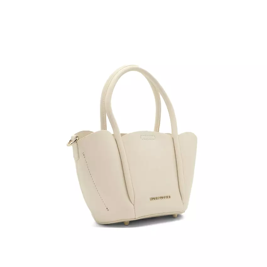 Petal Satchel (M) Women's Bag - Beige