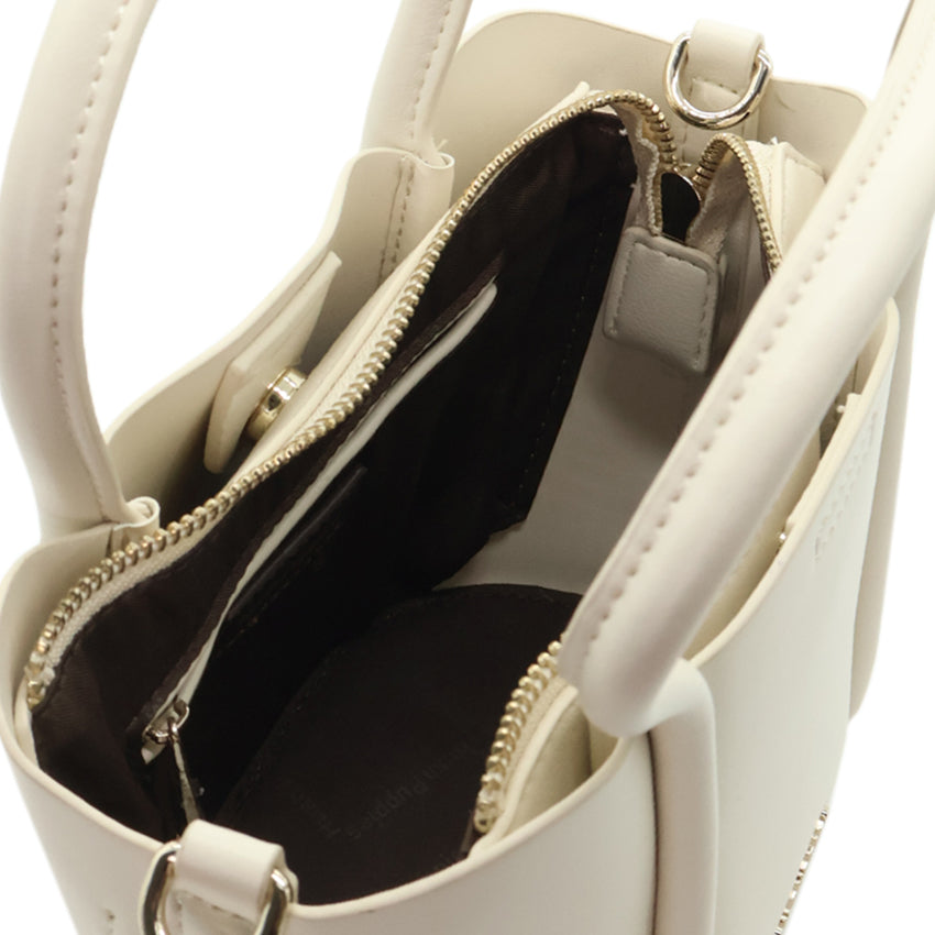 Petal Satchel (M) Women's Bag - Beige