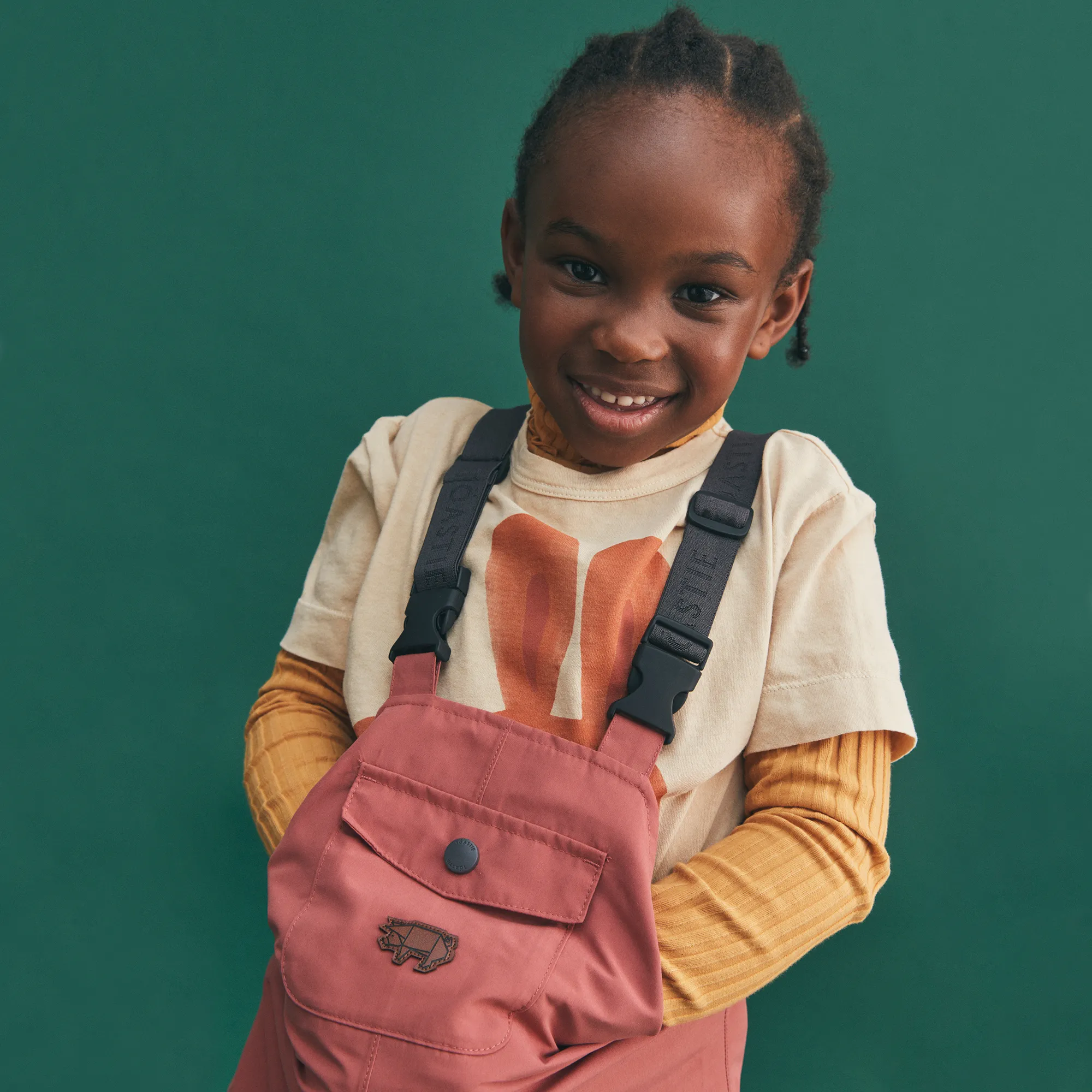 Pink Waterproof Dungarees