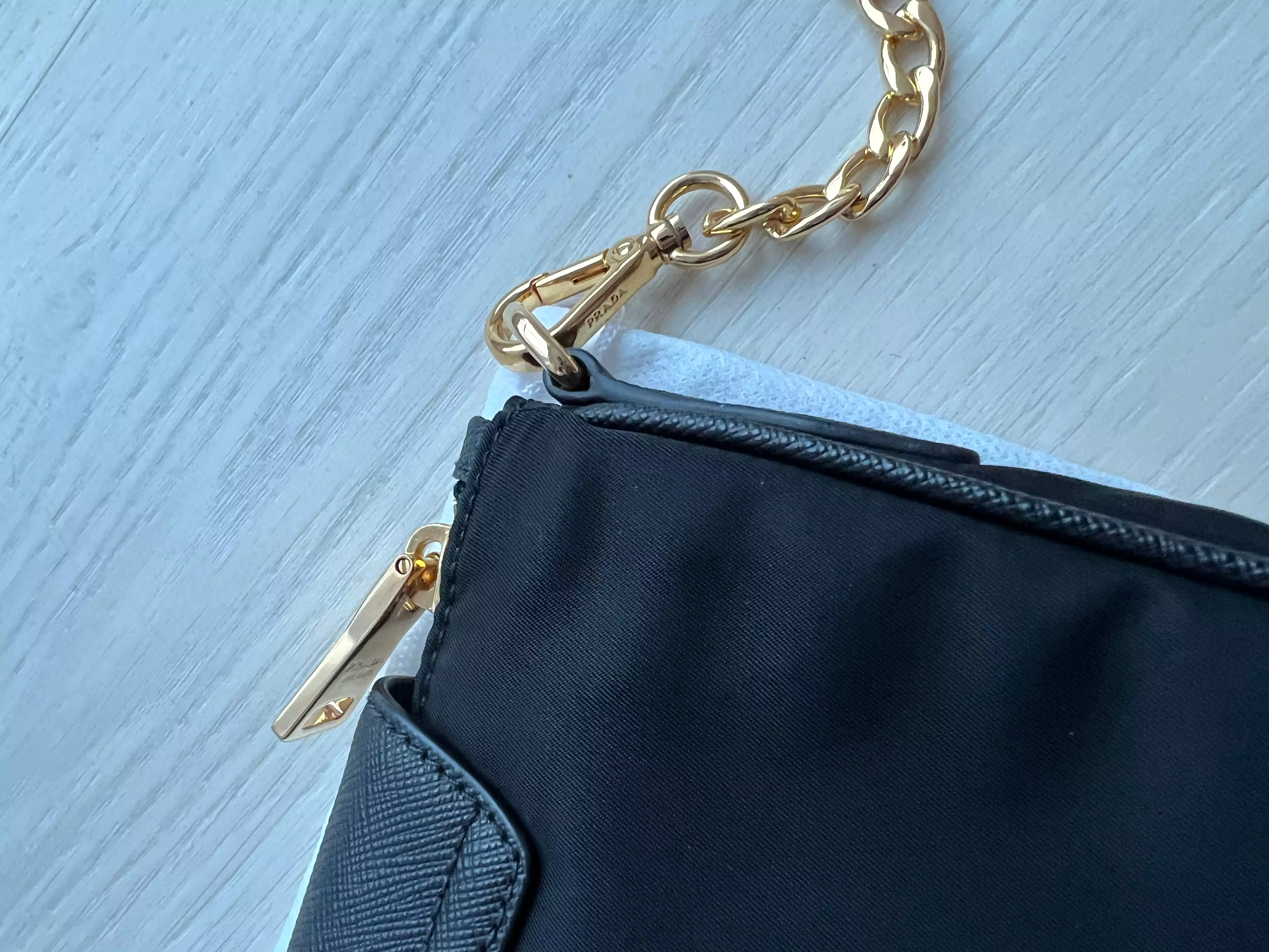 Prada Nylon Leather Crossbody