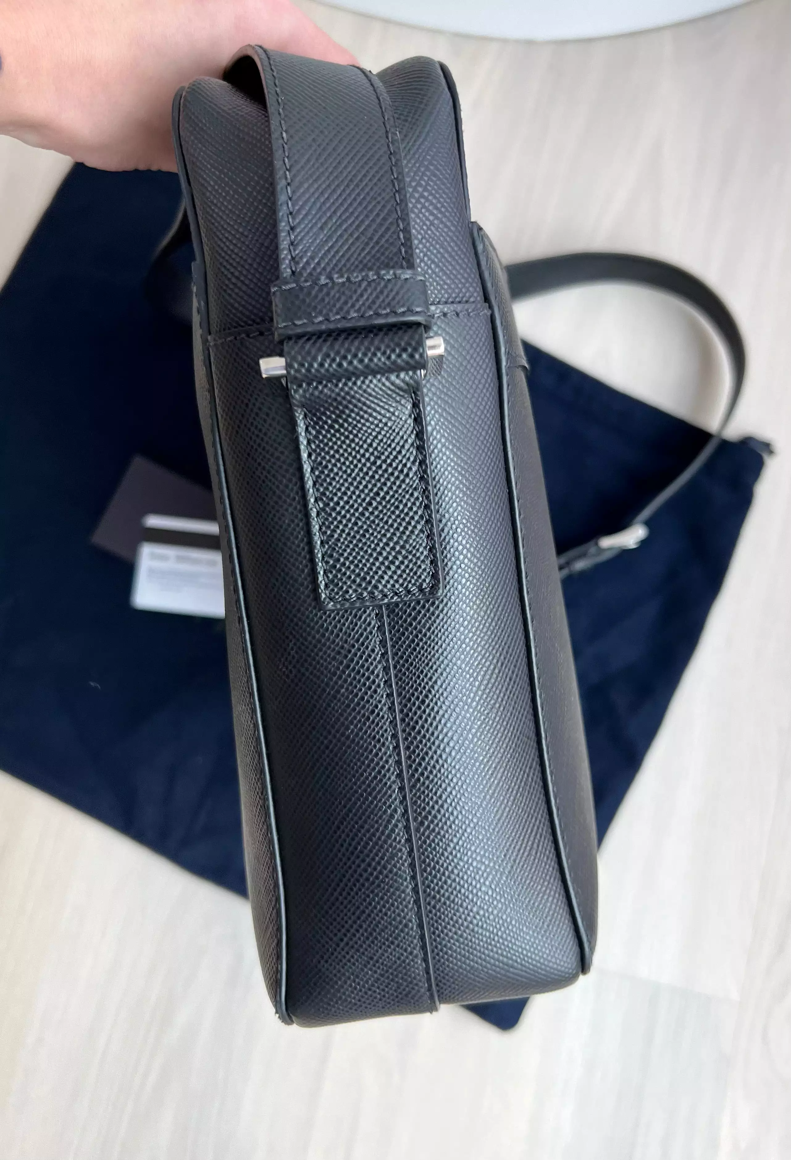 Prada Saffiano Leather Messenger Bag