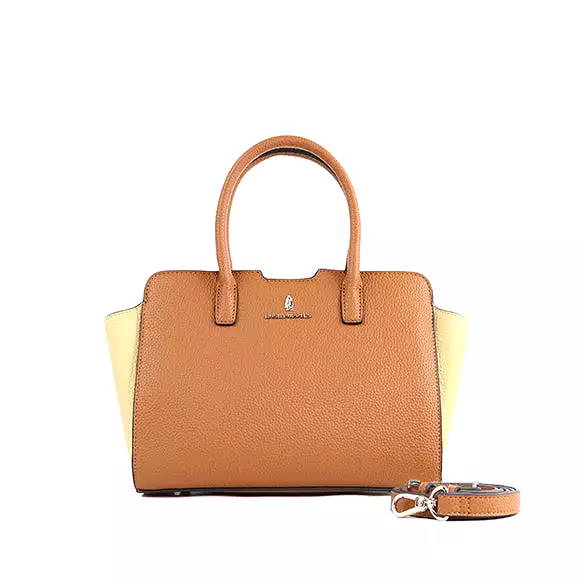 Rainie Satchel (M) Women's Bag - Camel/Yellow