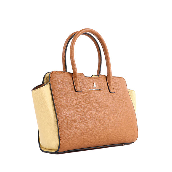 Rainie Satchel (M) Women's Bag - Camel/Yellow