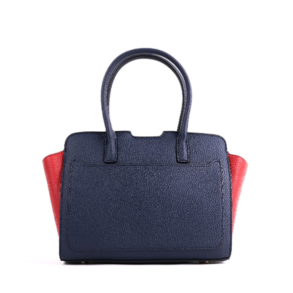 Rainie Satchel (M) Women's Bag - Navy/Red