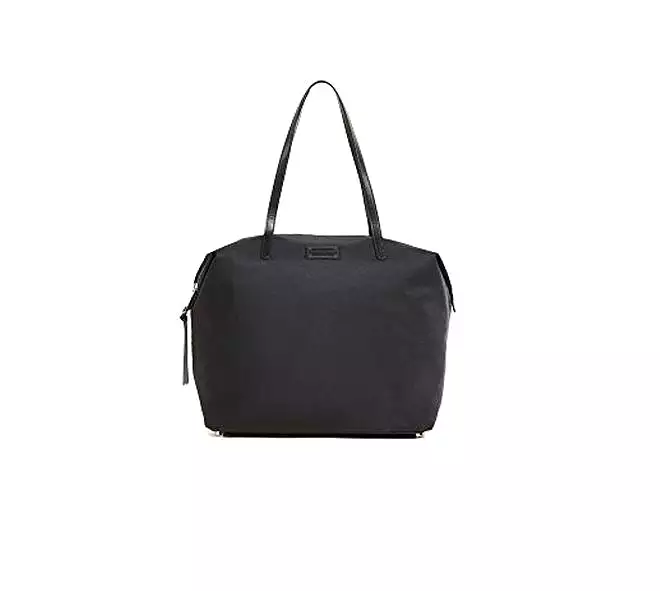 Rebecca Minkoff Washed Nylon Tote In Black B1939