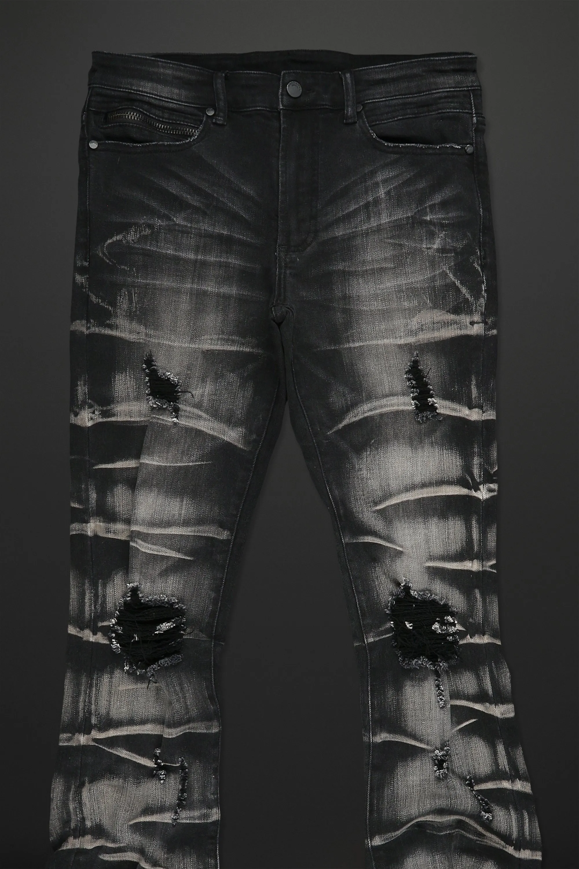 Rockstar - Sniper Super Stacked Flare Jean