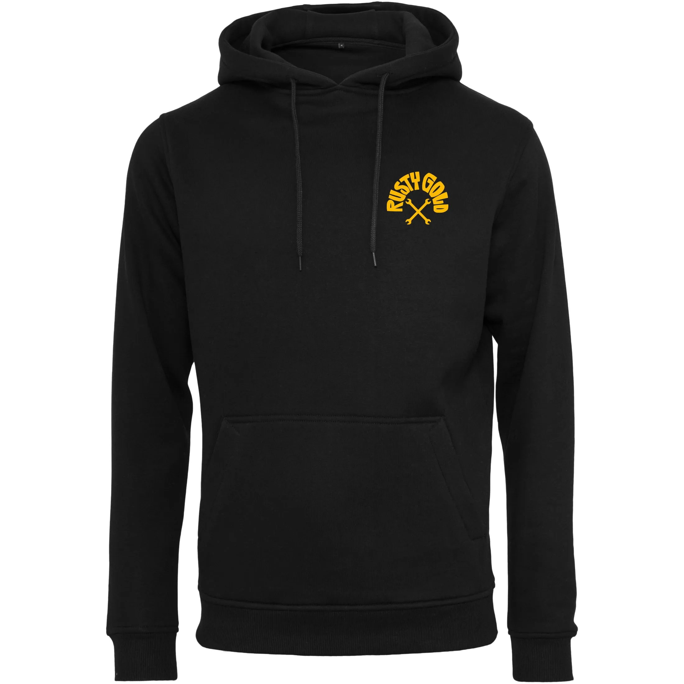 Rusty Race Hoodie Black & Gold