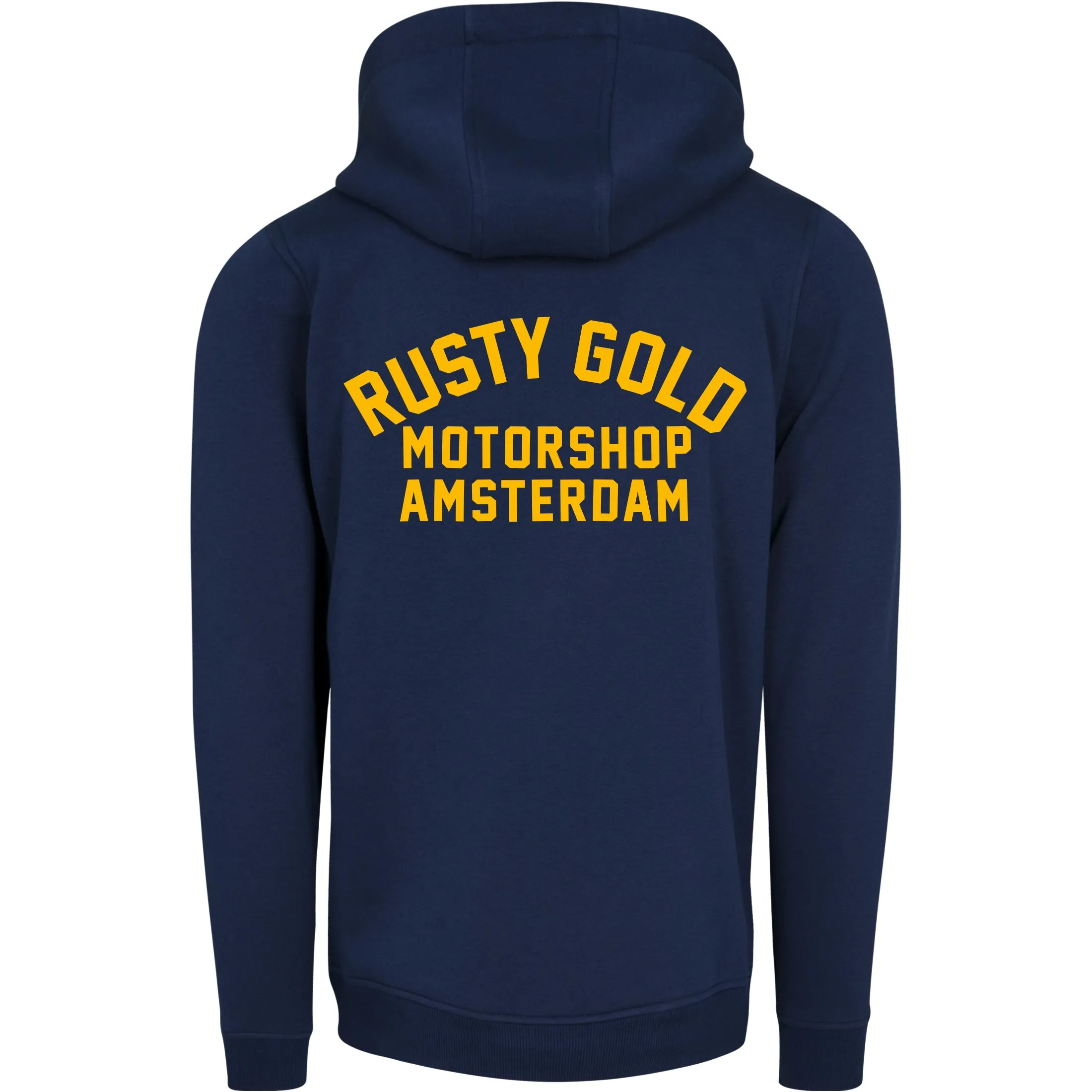 Rusty Race Hoodie Navy & Gold