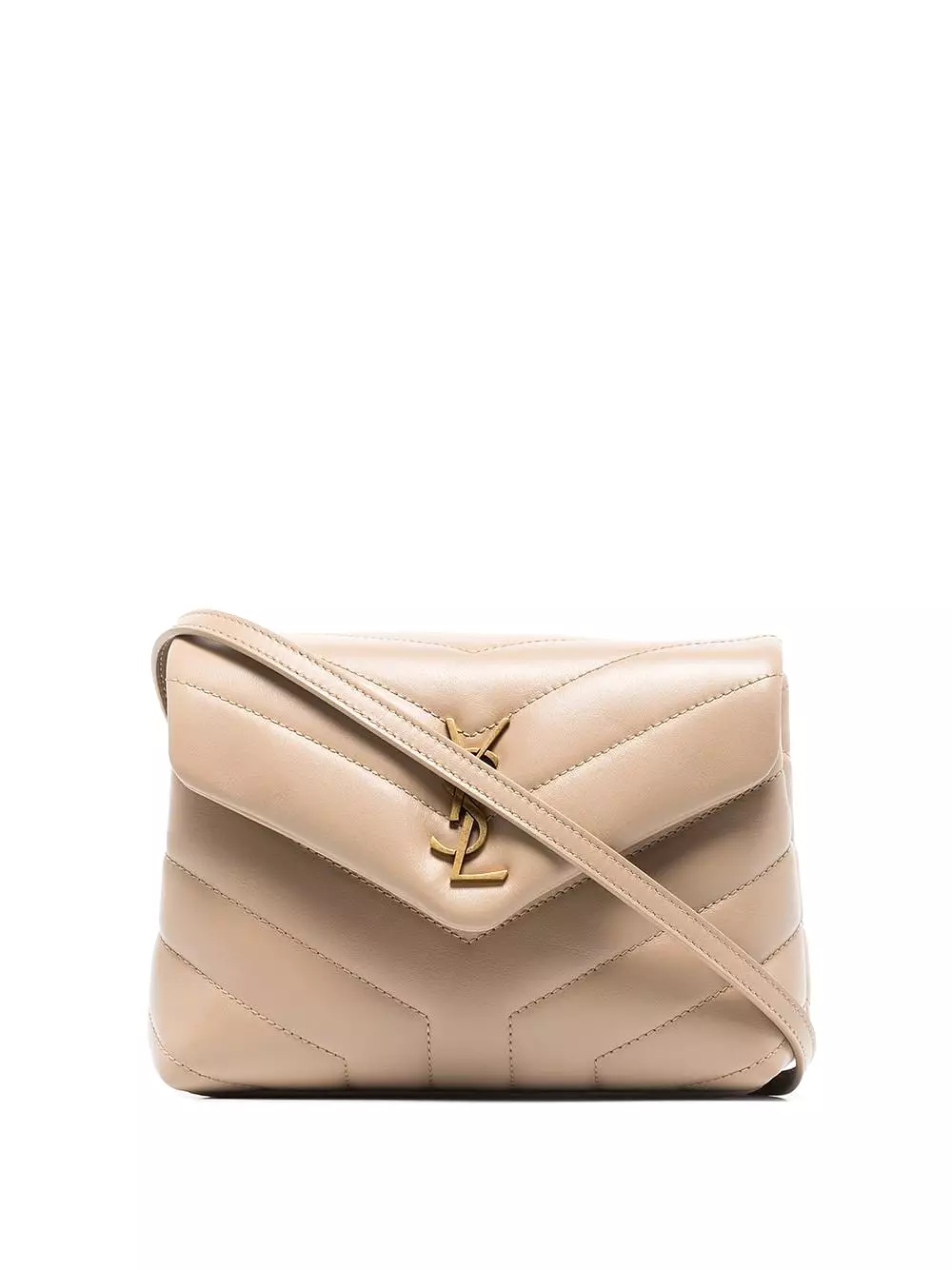 Saint Laurent Loulou Toy YSL Matelasse Calfskin Envelope Crossbody Bag