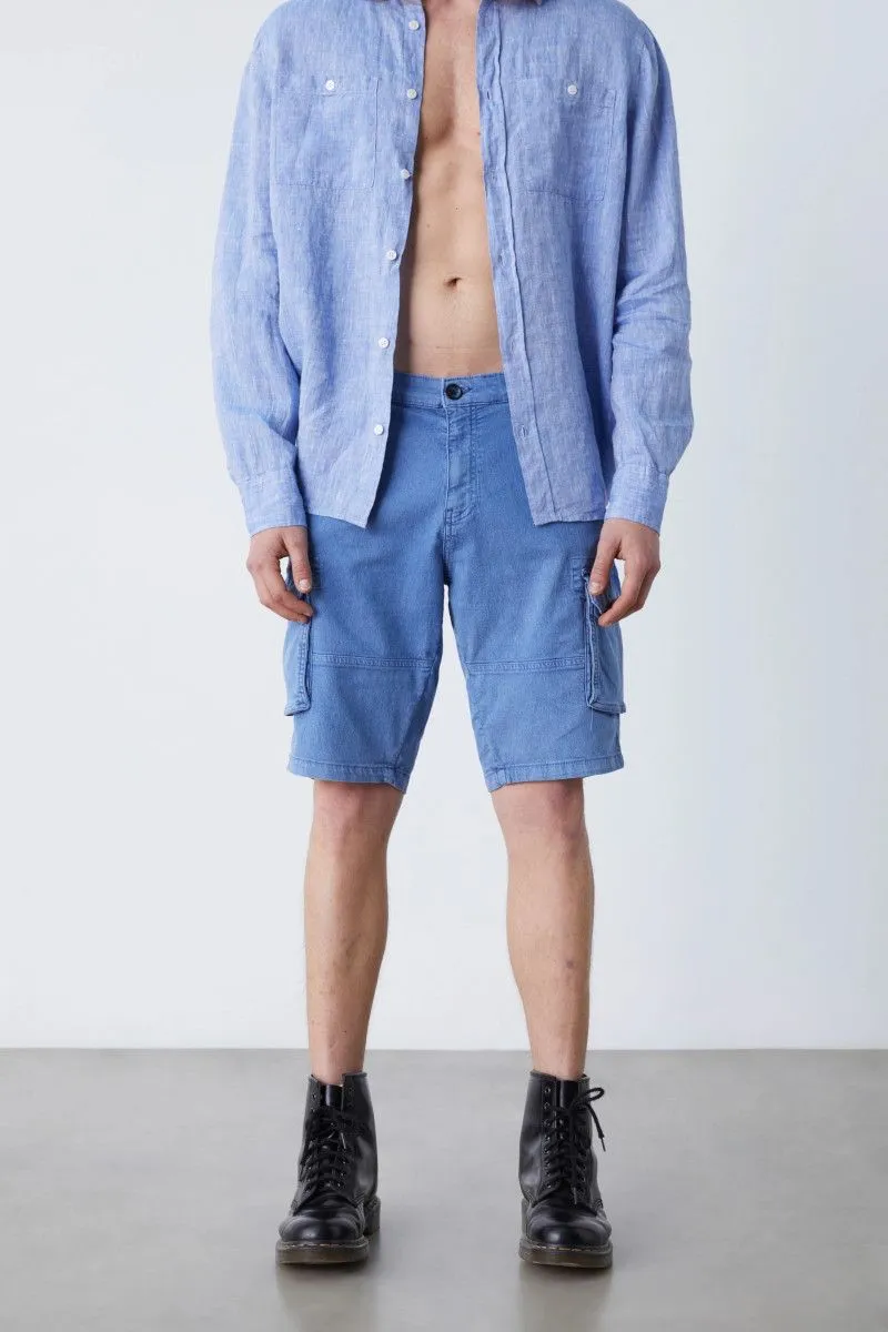 Short tasconato uomo Denim