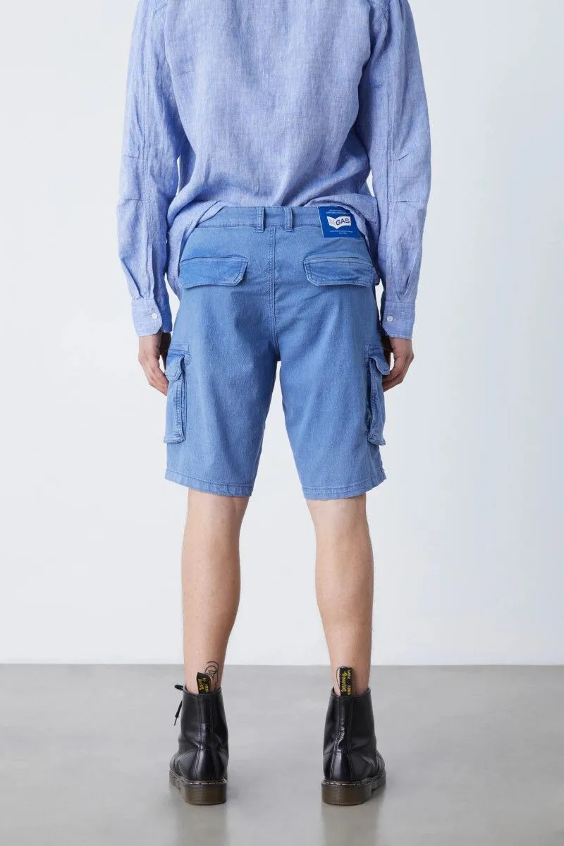 Short tasconato uomo Denim