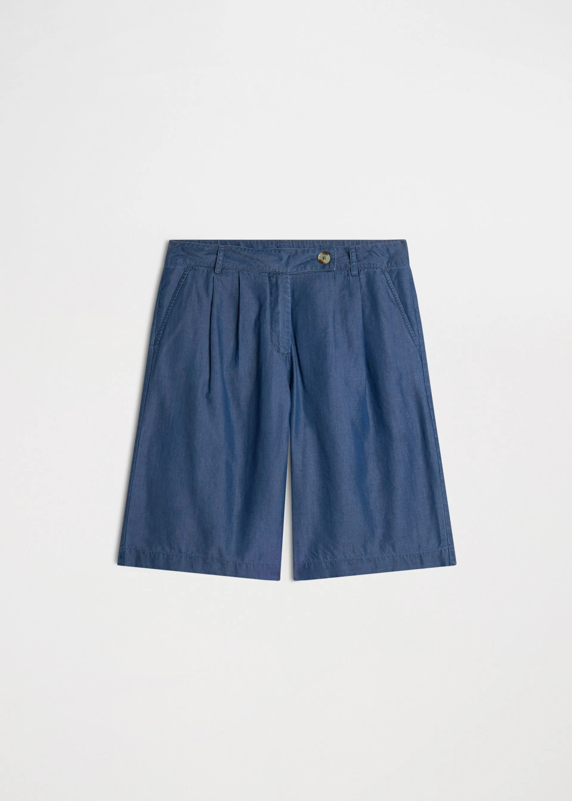 Shorts effetto denim