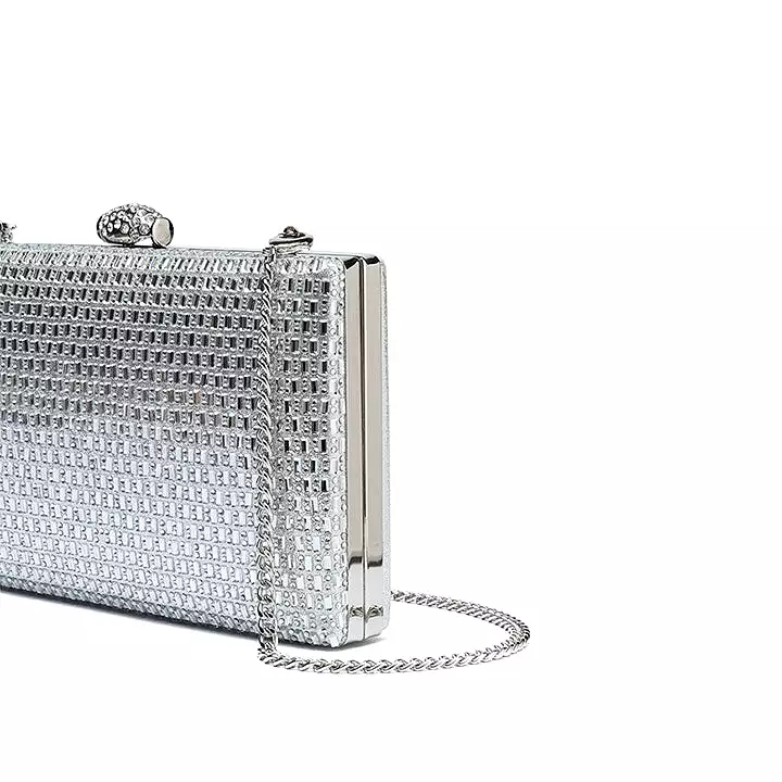 Sparkling Crystal Embellished Clutch AD 120