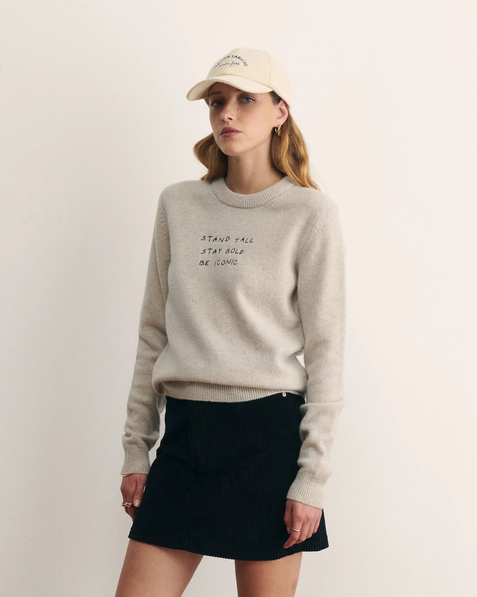 Stand Tall Be Iconic choiseul wool sweater