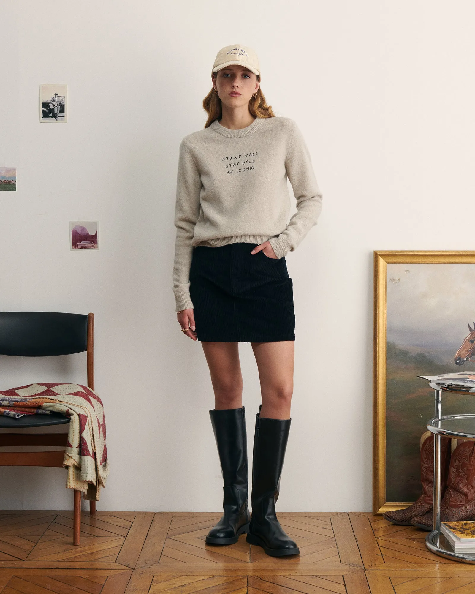 Stand Tall Be Iconic choiseul wool sweater