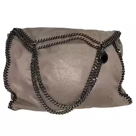 Stella McCartney 895 Large Taupe Falabella Shoulder Tote