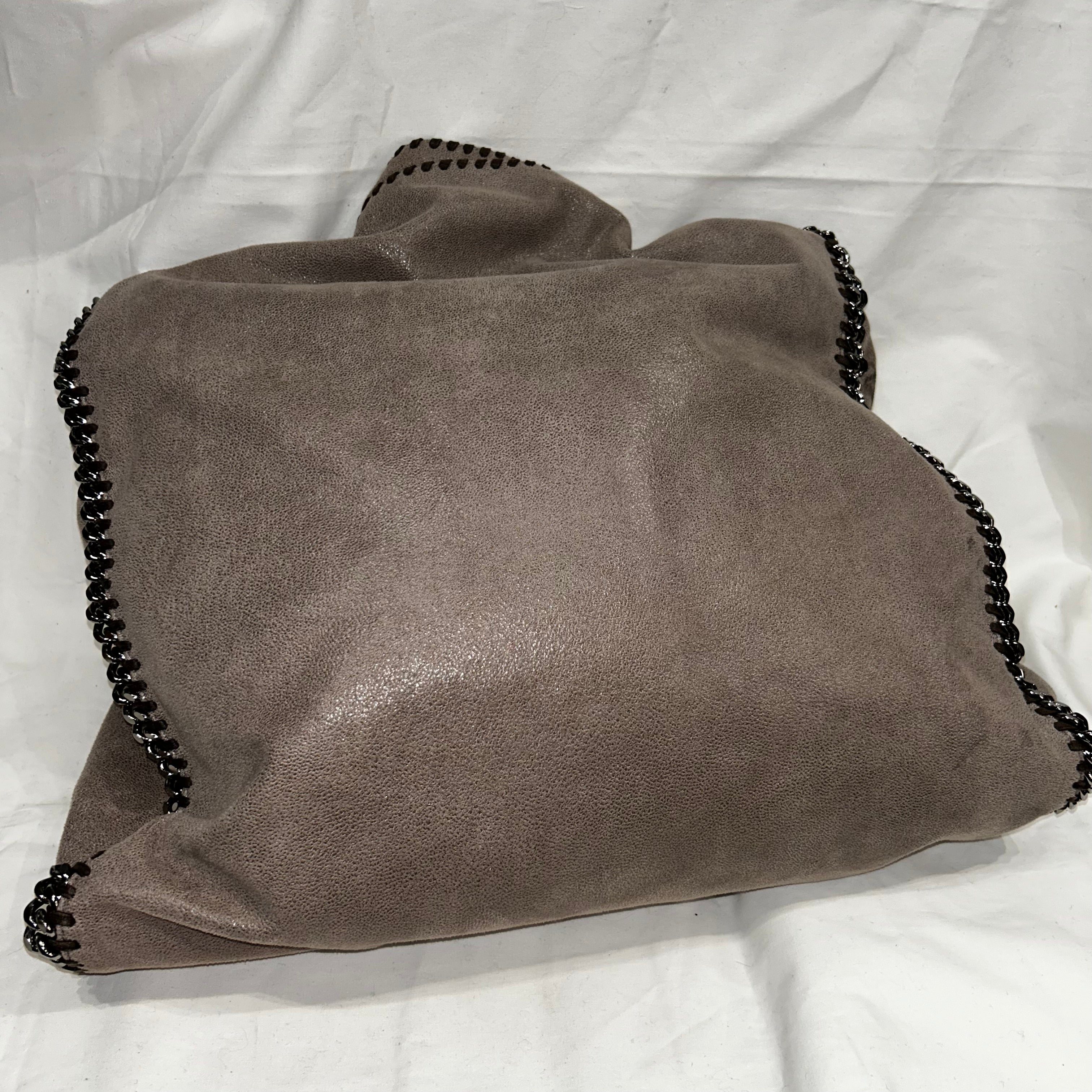 Stella McCartney 895 Large Taupe Falabella Shoulder Tote