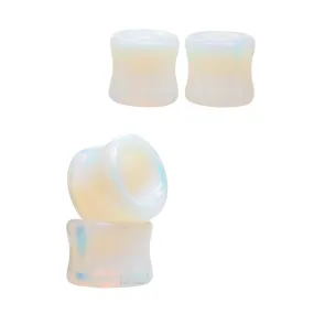 Stone Double Flare Eyelets - Opalite