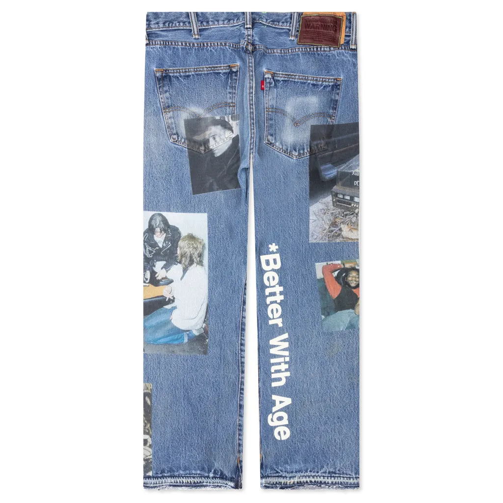 Tabloid Denim - Blue