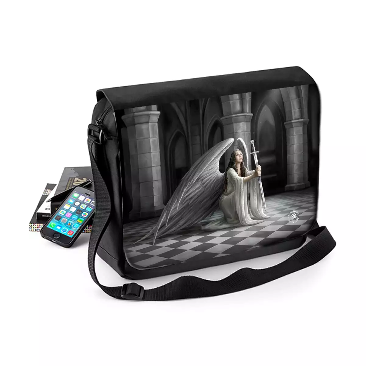 The Blessing - Messenger Bag featuring artwork by Anne Stokes