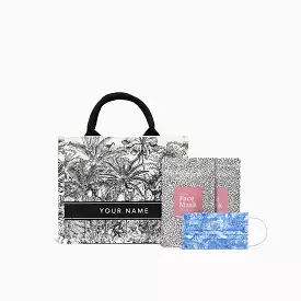 The Malaysian Macaque Mini Tote Bag+ 2 Fashion Mask Pack Bundle