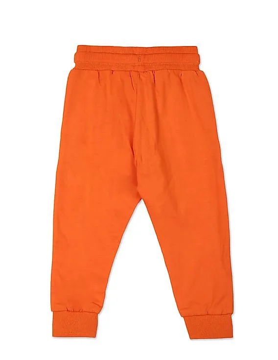 U.S. Polo Assn. Kids Drawstring Waist Solid Joggers