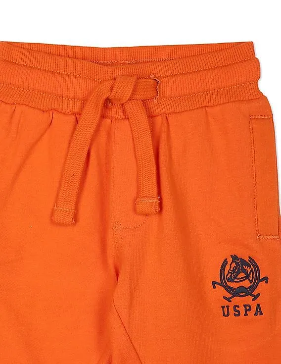 U.S. Polo Assn. Kids Drawstring Waist Solid Joggers