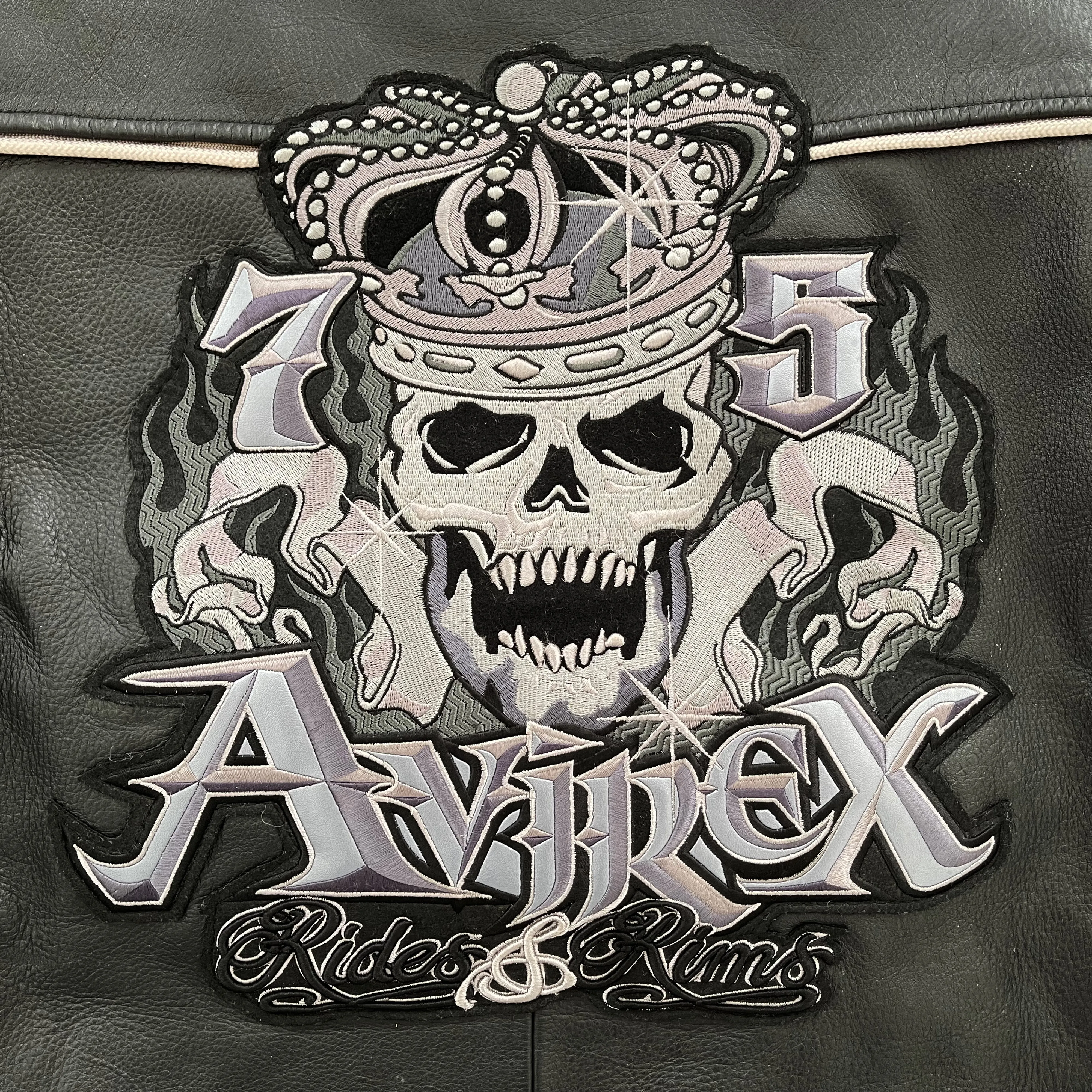 Vintage Avirex Leather Varsity Jacket