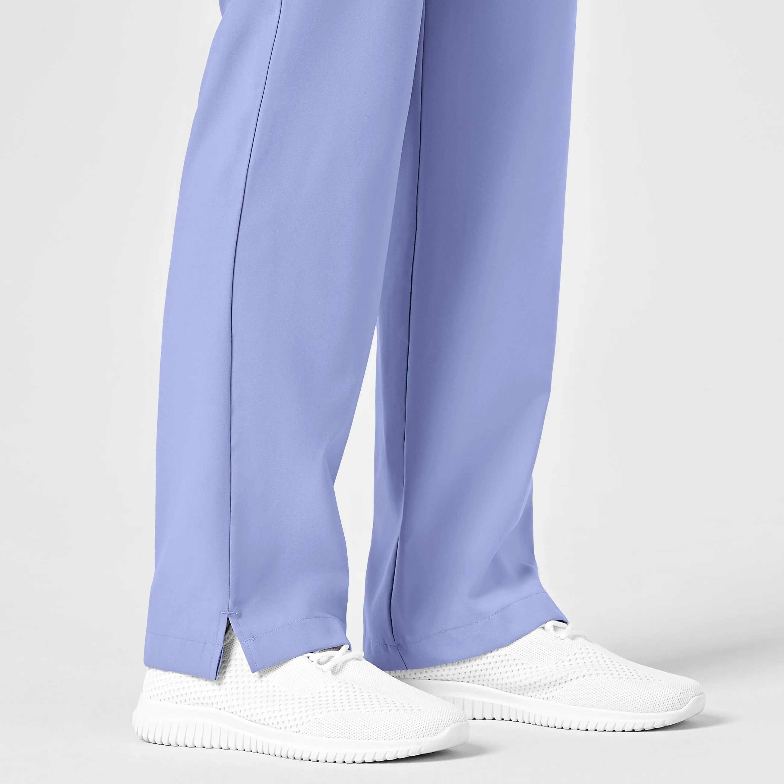 W123 Women's Drawstring Scrub Pant - Ceil Blue