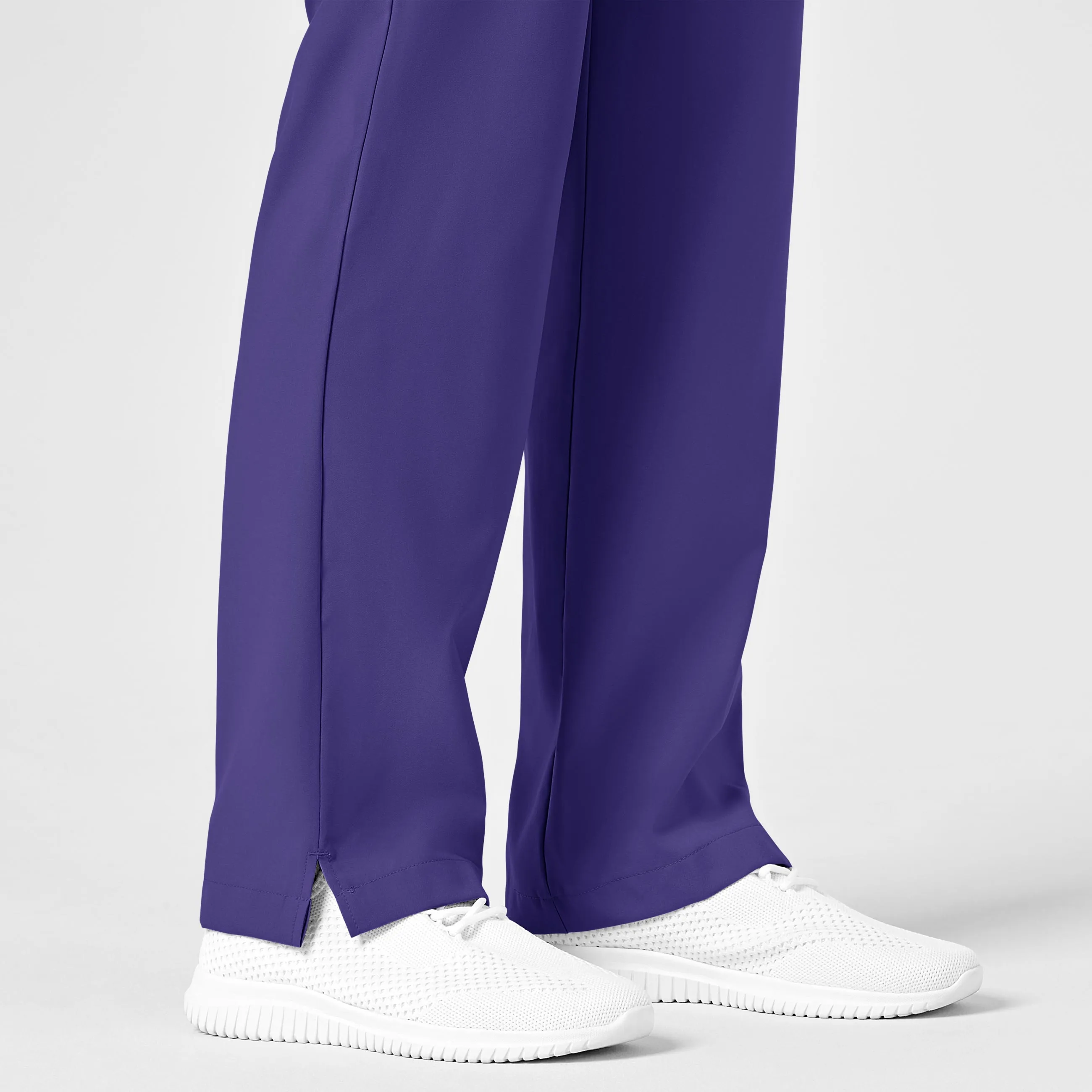 W123 Women's Drawstring Scrub Pant - Grape