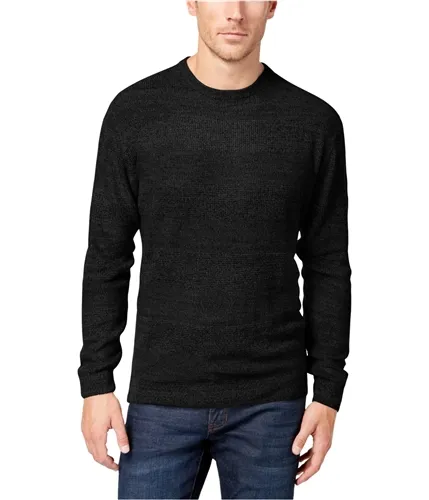 Weatherproof Mens Textured Striped Pullover Sweater