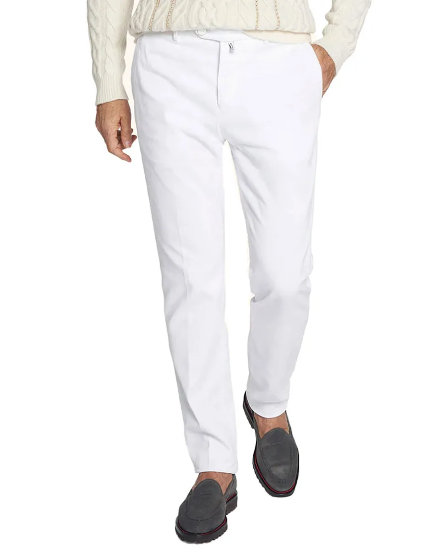 White 5 Pocket Pant