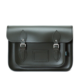 Zatchels 16'' Classic Satchel - Ivy Green